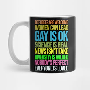 Science Love Womens Rights Gay Mug